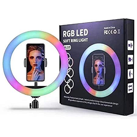 Dark Edge MJ33 13inch RGB LED Soft Ring Light