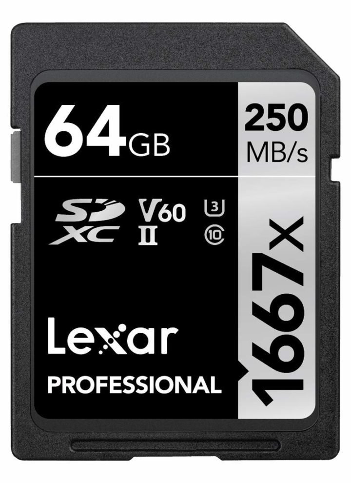 Lexar 64GB Professional 1667x SD Card