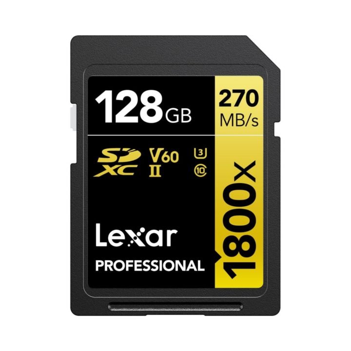 Lexar 128GB Professional 1800x UHS-II SDXC Memory Card