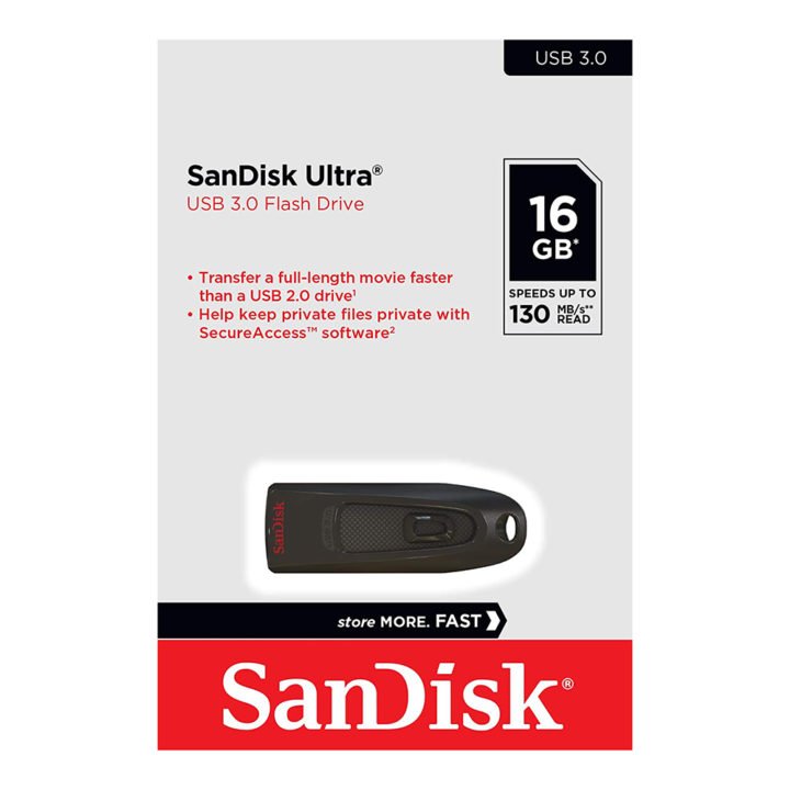 Sandisk 16 GB Ultra USB 3.0 Flash Drive