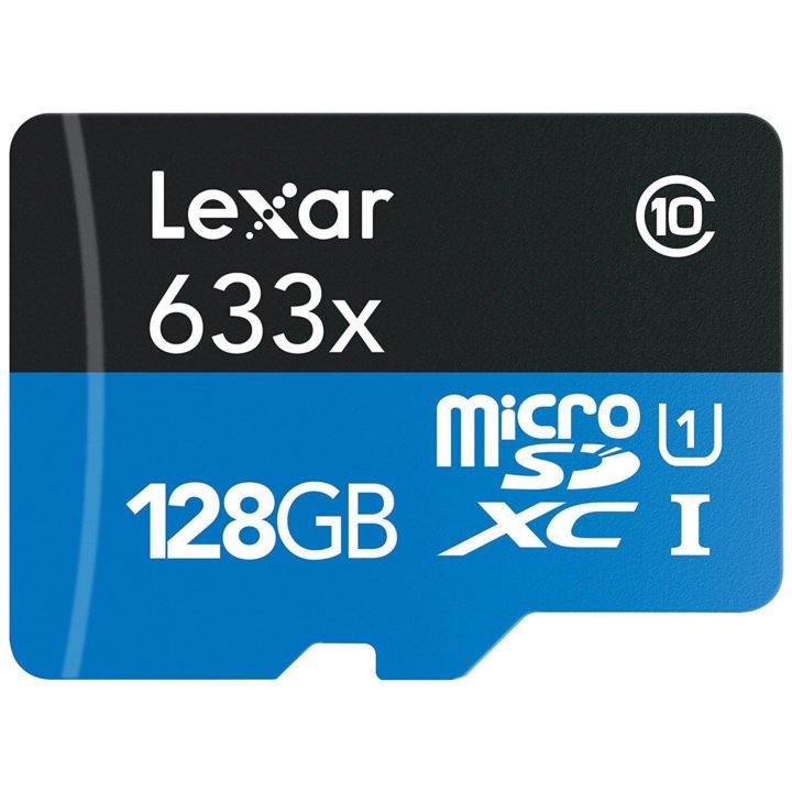 Lexar 128GB High-Performance 633x UHS-I microSDXC Memory Card