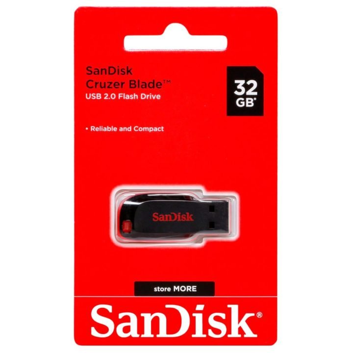 SanDisk Cruzer Blade 32GB USB 2.0 Pen Drive