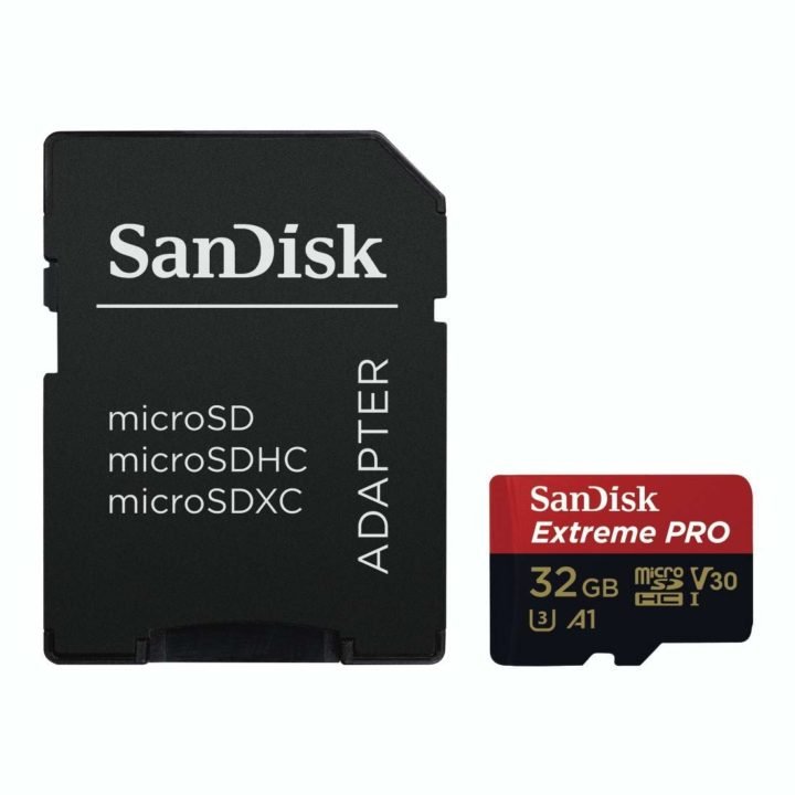 Sandisk 32gb Extreme Pro Micro SDHC UHS-I 100mbps 4K Memory card with Adapter