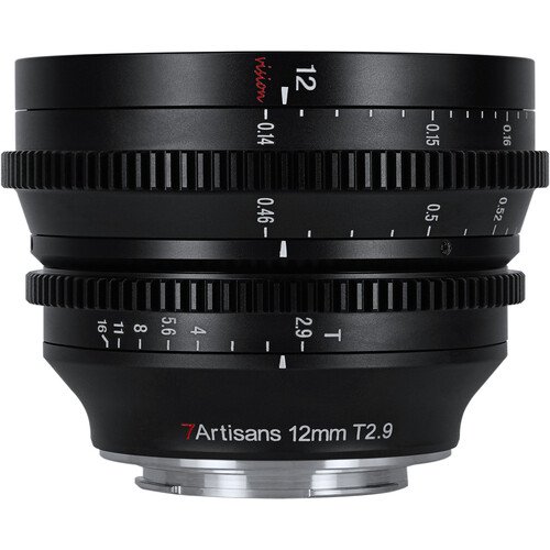 7artisans 12mm T2.9 Vision Cine Lens E Mount