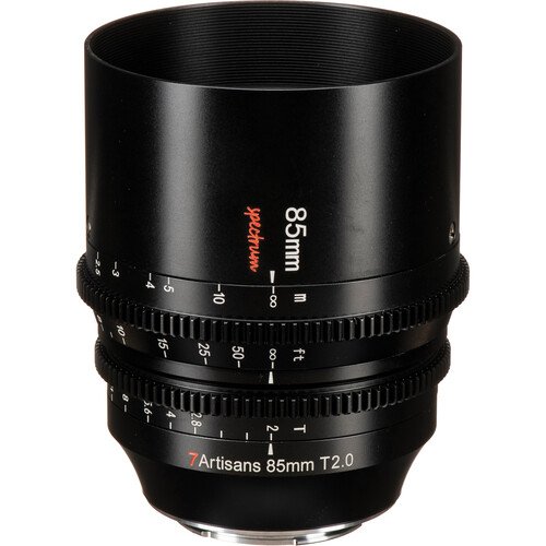 7artisans 85mm T2.0 Prime Cine Lens E Mount