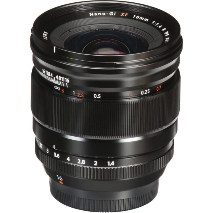 FUJIFILM XF 16MM F/1.4 R WR LENS